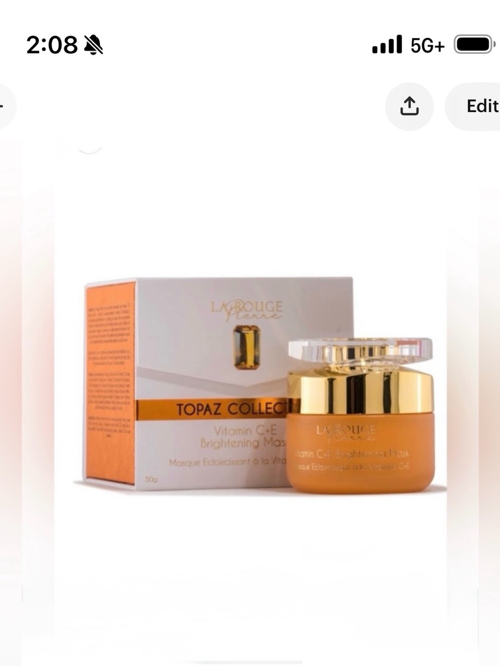 Vitamin C+E Brightening Mask — Orange